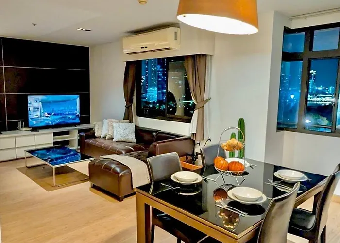 High Floor Great View 2Br 2Ba 3 Mins To Nana Bts