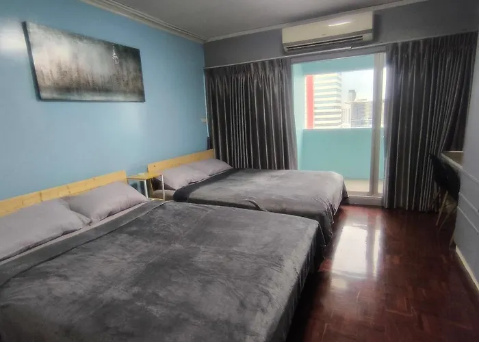 Silom Room 40 Sqm With 2 Queen Beds For 4 Persons