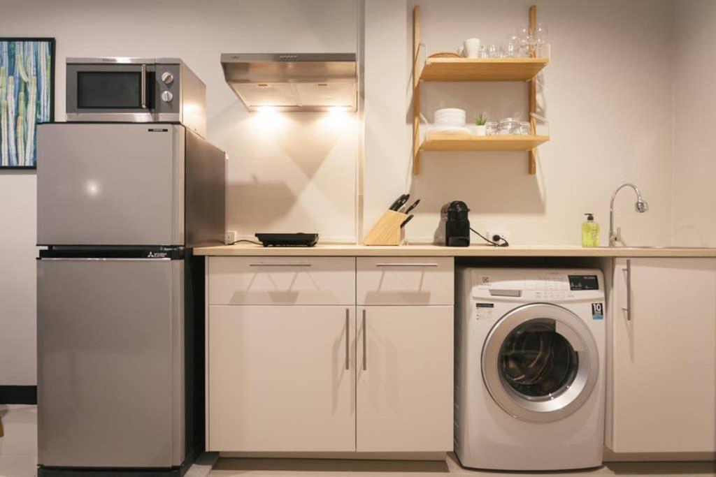 S2 Silom Large 4-6 Guests Full Kitchen Wifi Apartamento Banguecoque