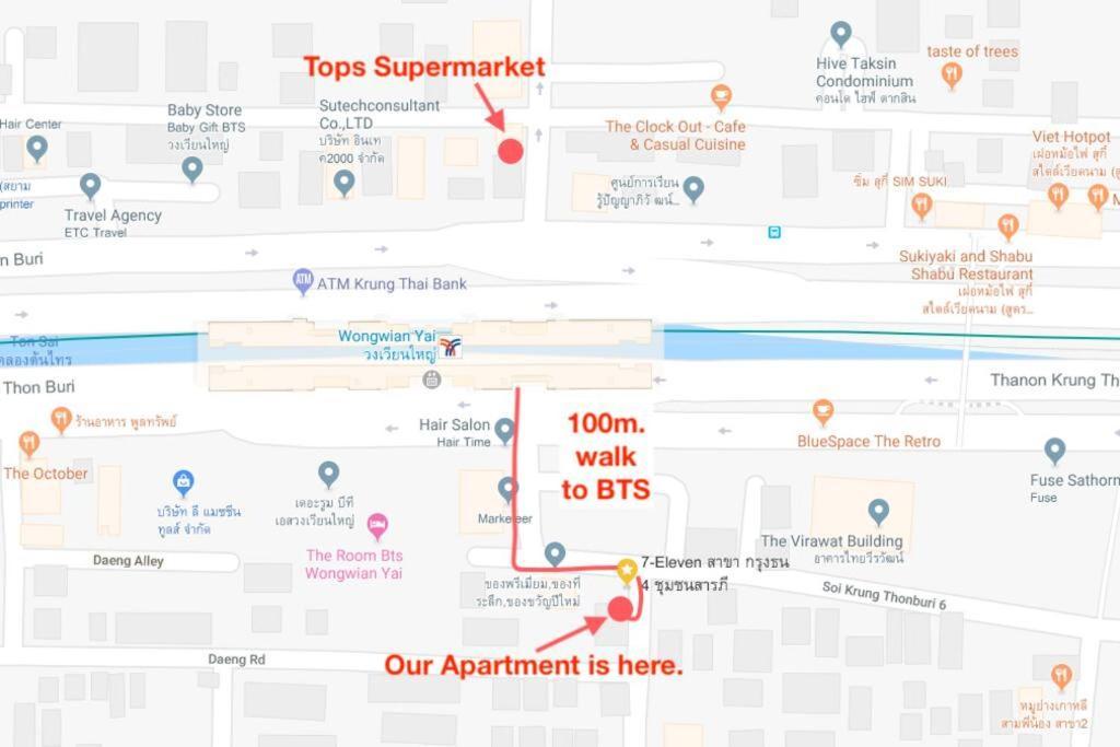 Apartemen T4 Two Bedrooms Full Kitchen/1 Min To Bts *