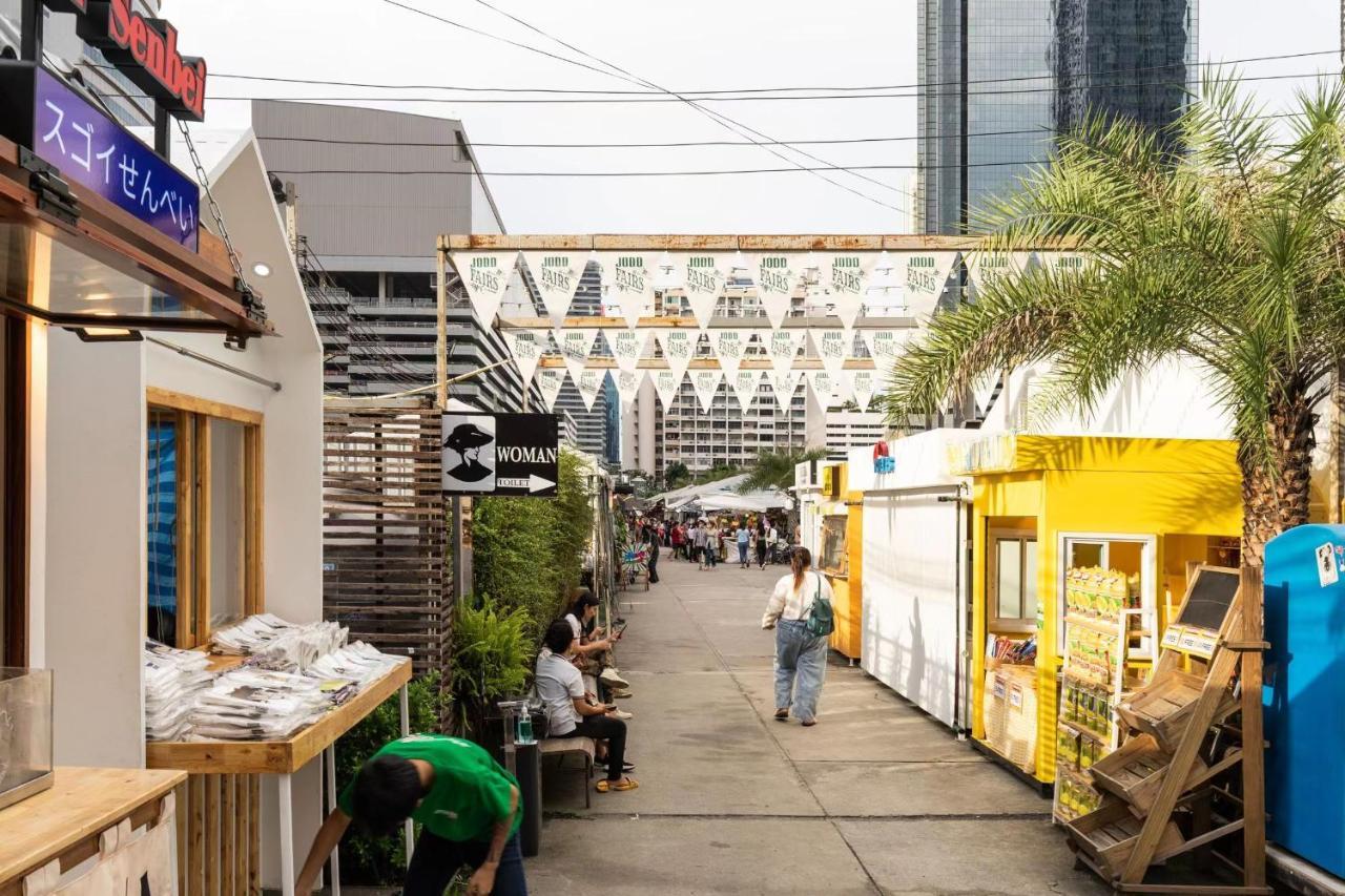 Apartment Internet Celebrity Train Night Market Swimming Pool Free Wifi Mrt 100m Bangkok