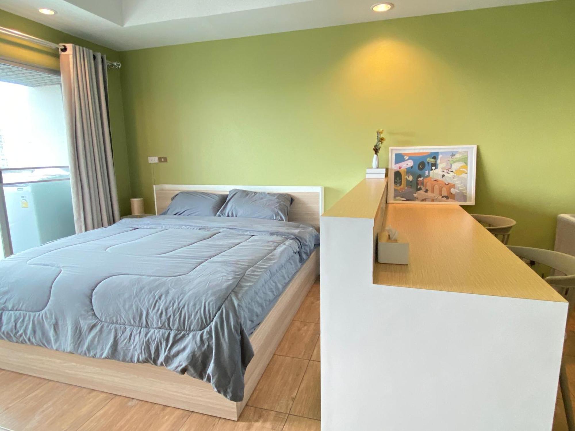 Apartamento Baan Nonzee Kingsize Bed Big In Sathorn