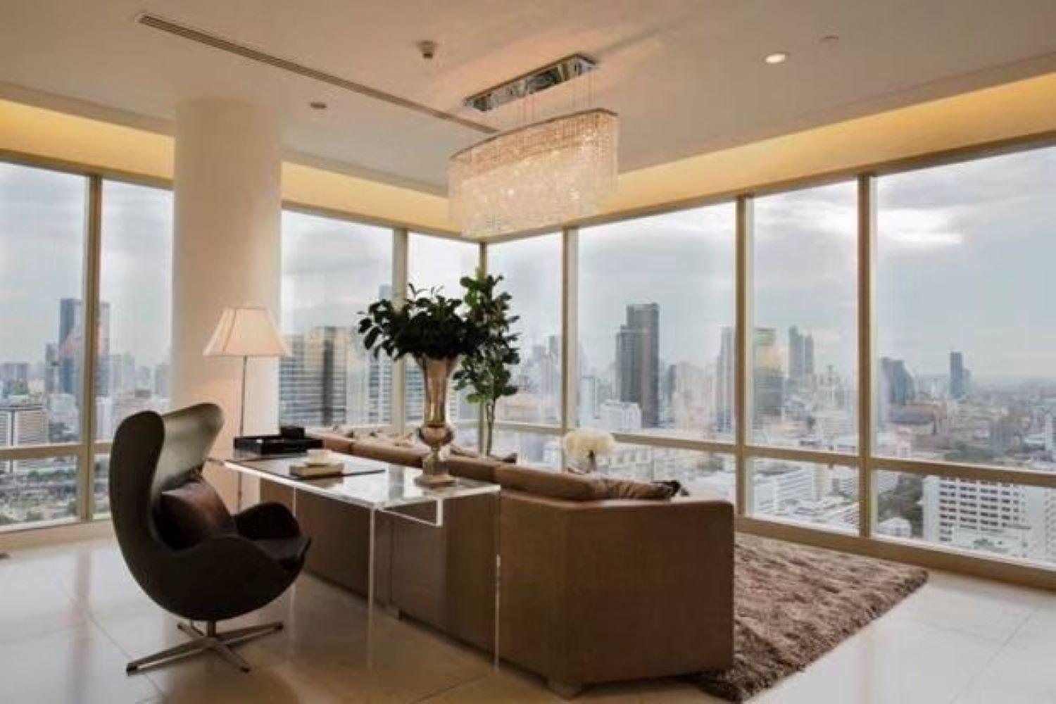 Apartamento Elegant 2-bedroom Luxury Duplex On The 32nd Floor Of 185 Rajadamri