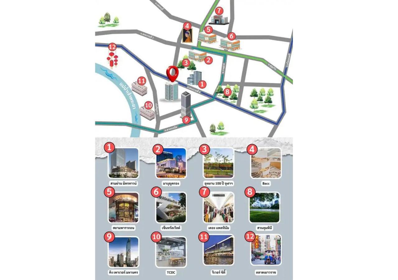 Duplex Luxury Near Bts Mrt Icon Siam Siam Paragon