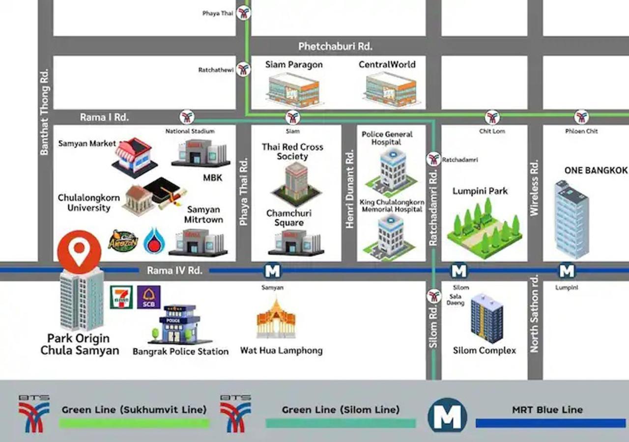 Duplex Luxury Near Bts Mrt Icon Siam Siam Paragon Apartment Bangkok