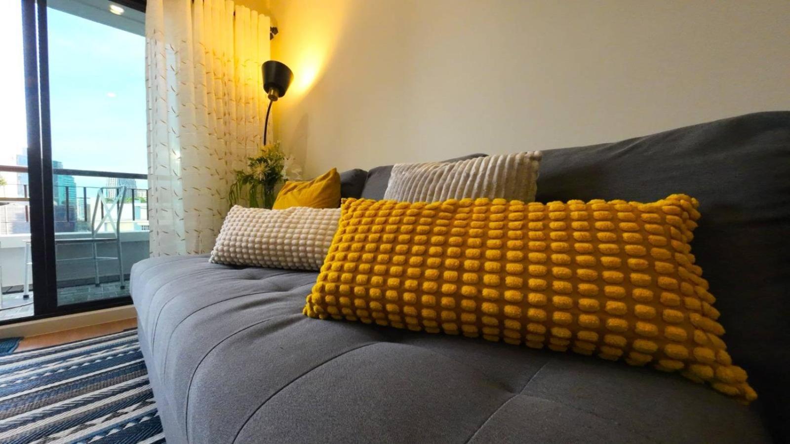 Cozy 1br Walk To Bts And Airport Rail Link Close To Malls G7 Bangkok