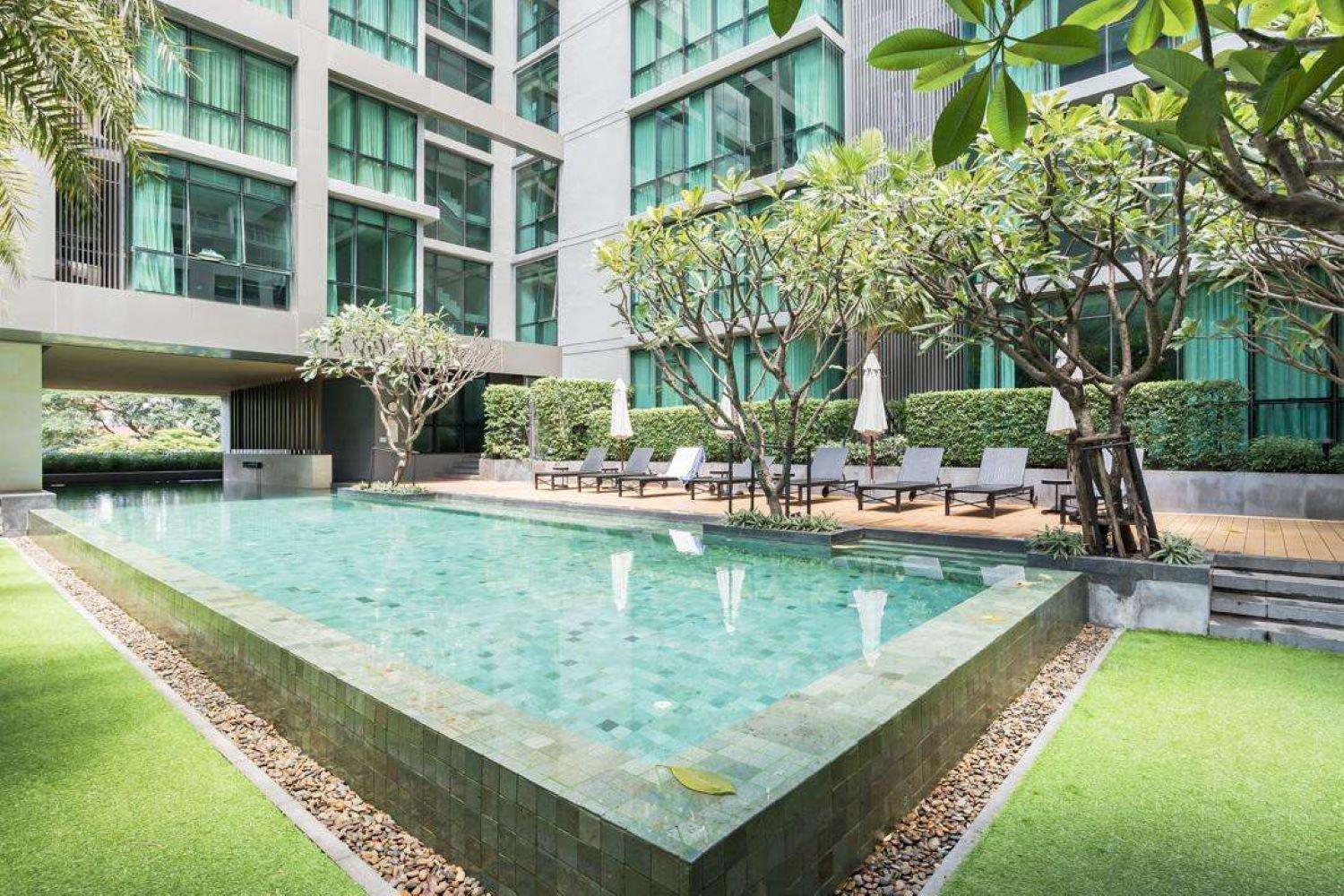 Apartment Wonderful Beautiful Peaceful 1 Bed Asoke Bts Mrt Central Sukhumvit *