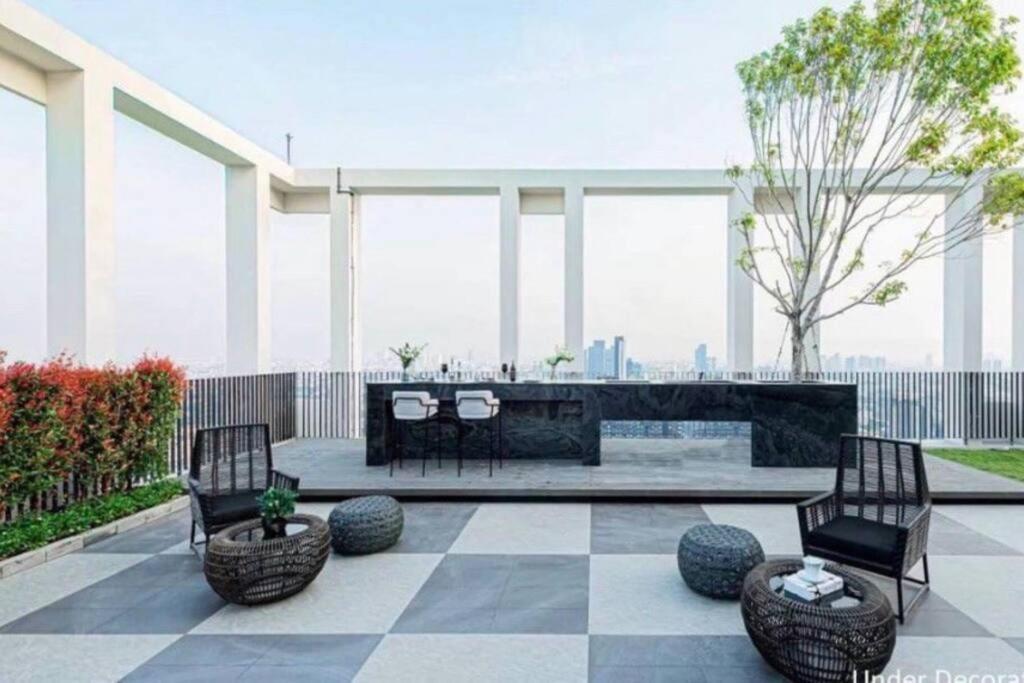 S87-7052 Bts Onnut High Floor Gym Swim Good View Apartment Bangkok