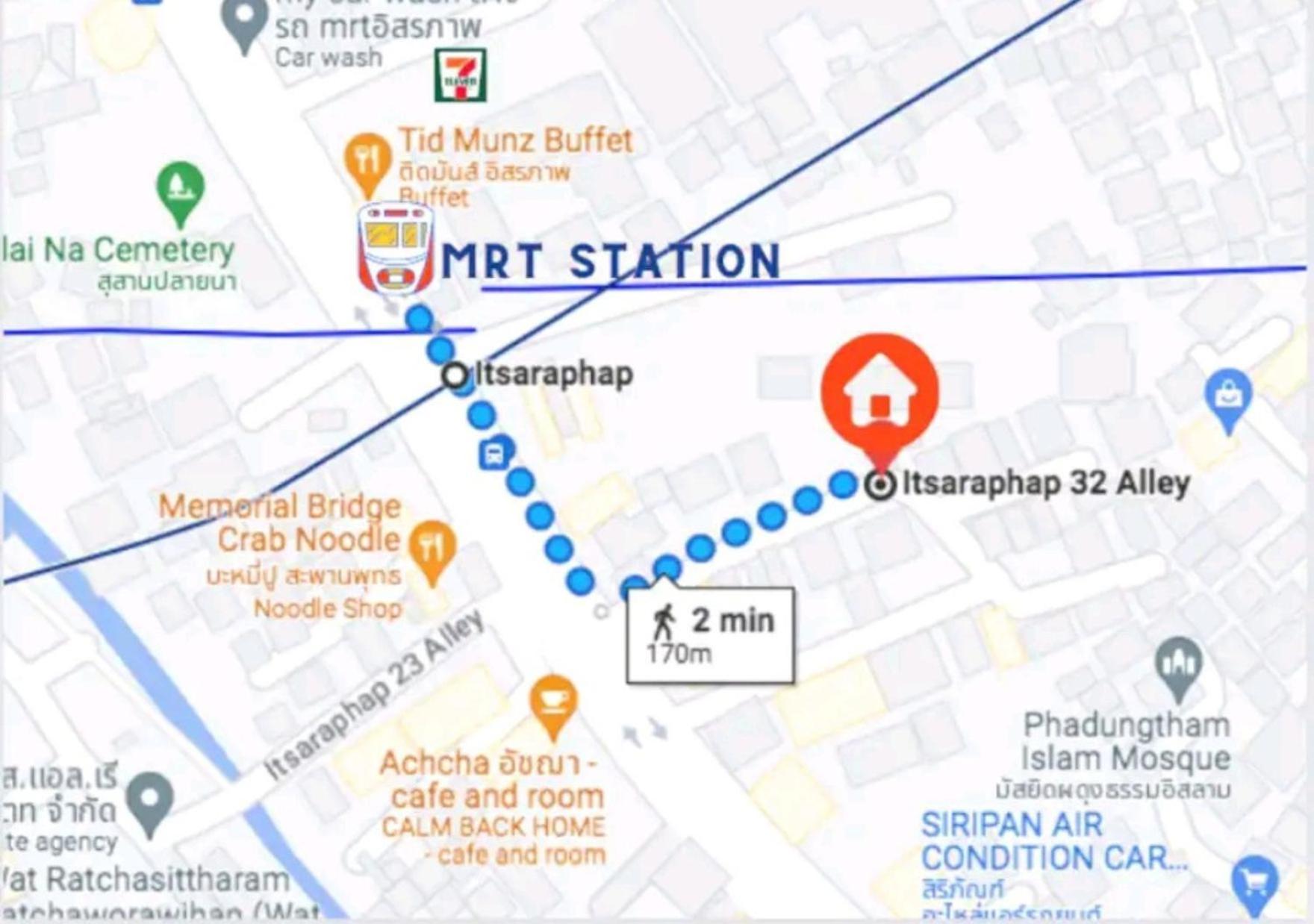 Dahouse Next To Mrt Itsaraphap Exit1 Holiday home Bangkok