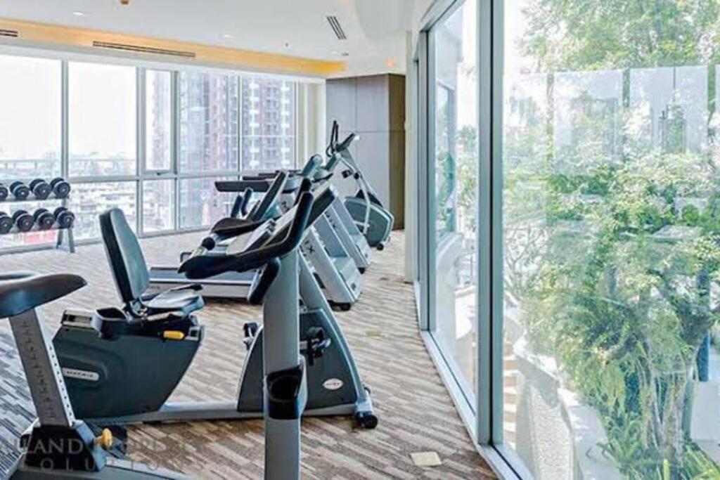 S69-新房特惠 巿中心 1bed Bts Phra Khanong Swim Gym Apartemen *
