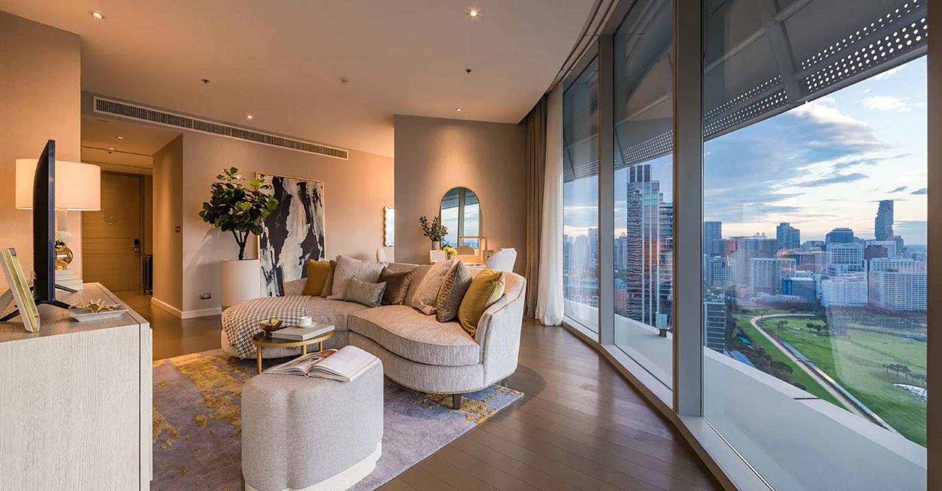 Apartment Luxury Waldorf Astoria Residences Large 85 Sqm High Floor Bangkok