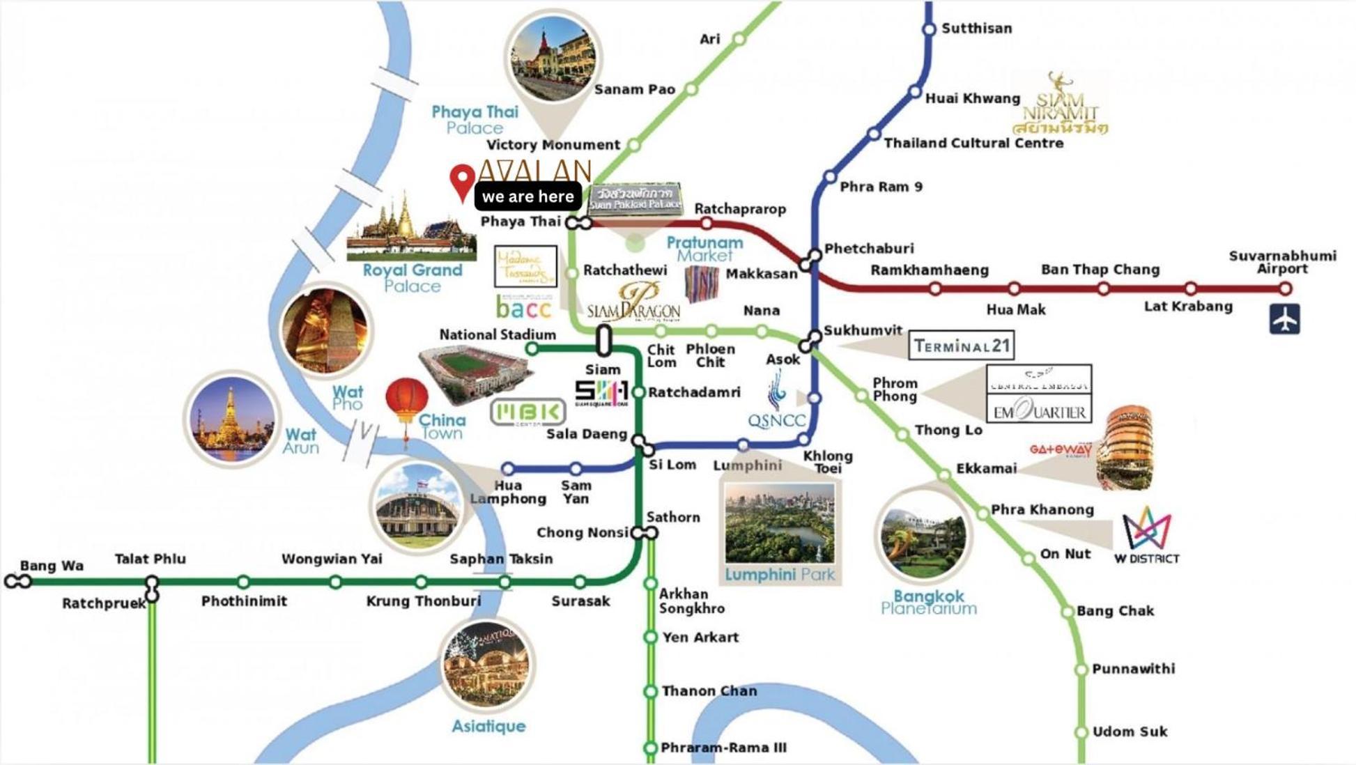Hotel Avalan Phayathai Airport Link Bangkok