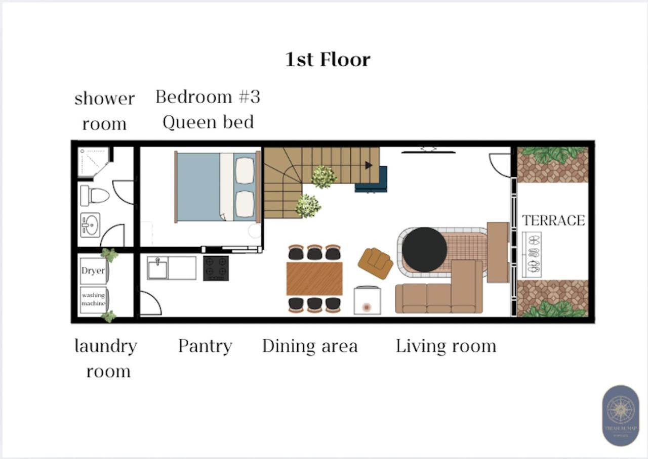 Holiday home 3 Bedroom Nordic Full Kitchen 8 Mins To Mrt & Jodd Fair & Near Rca *
