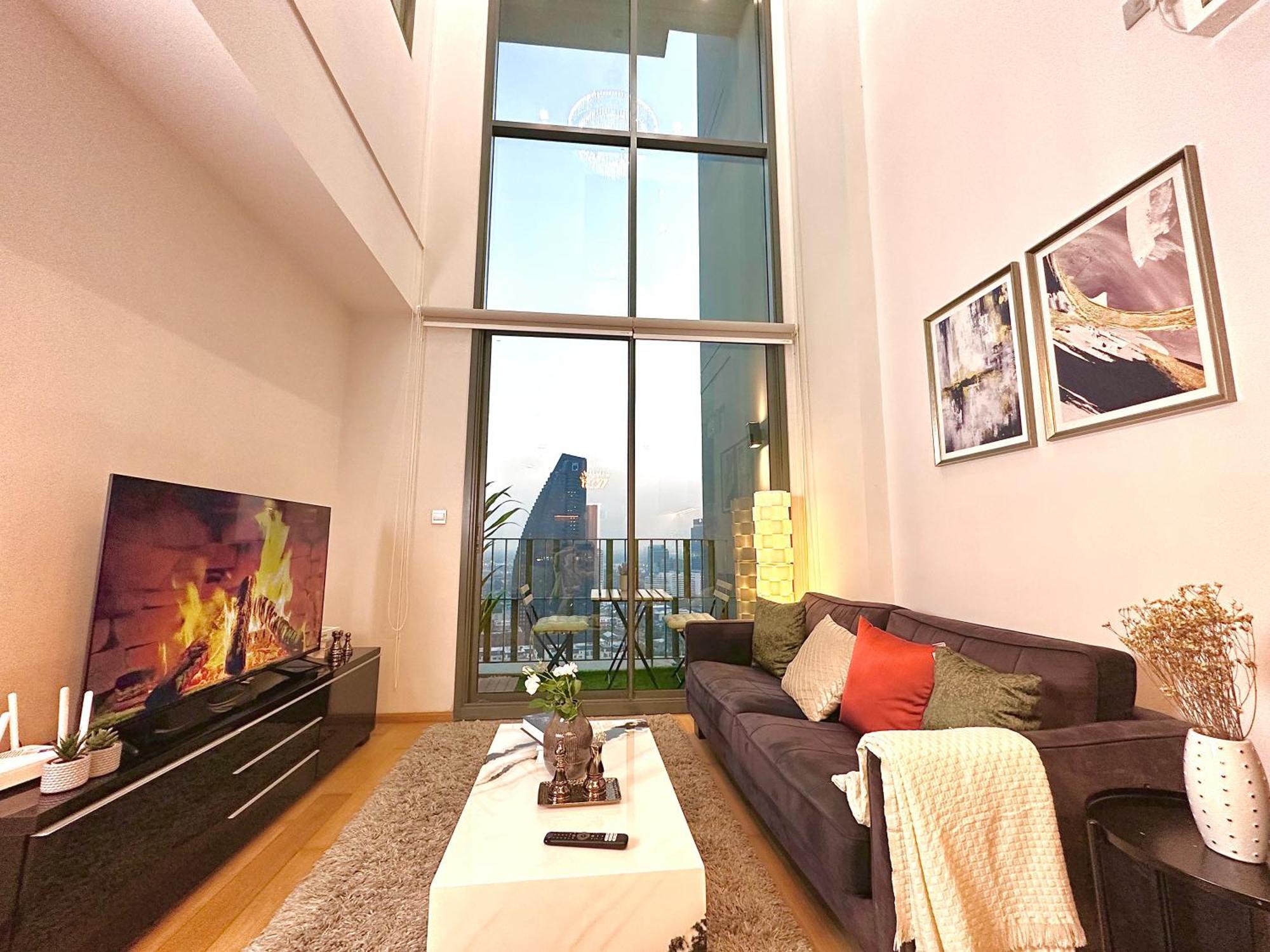 Luxury 2bed Duplex - 1min From Thonglor Bts Apartment