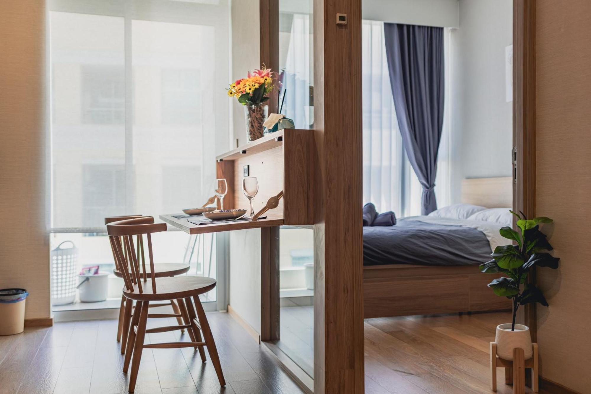 Appartement Stylish 1br By Bts Ekkamai - Infinity Pool & Gym Bangkok