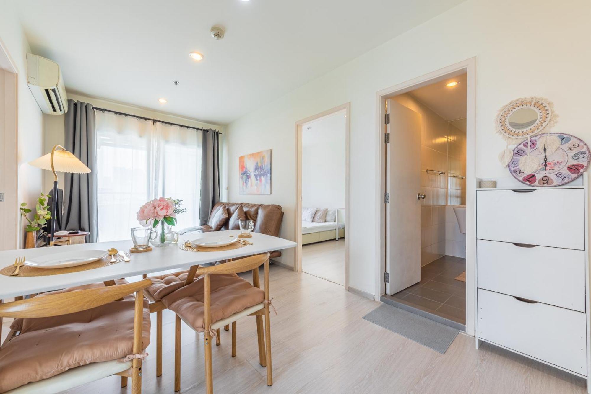 Apartment 2br, 6 Mins Walk Bts Wuttakat *