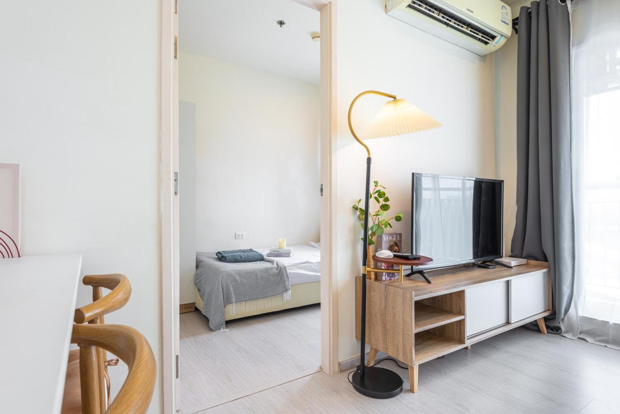 Apartamento 2br, 6 Mins Walk Bts Wuttakat