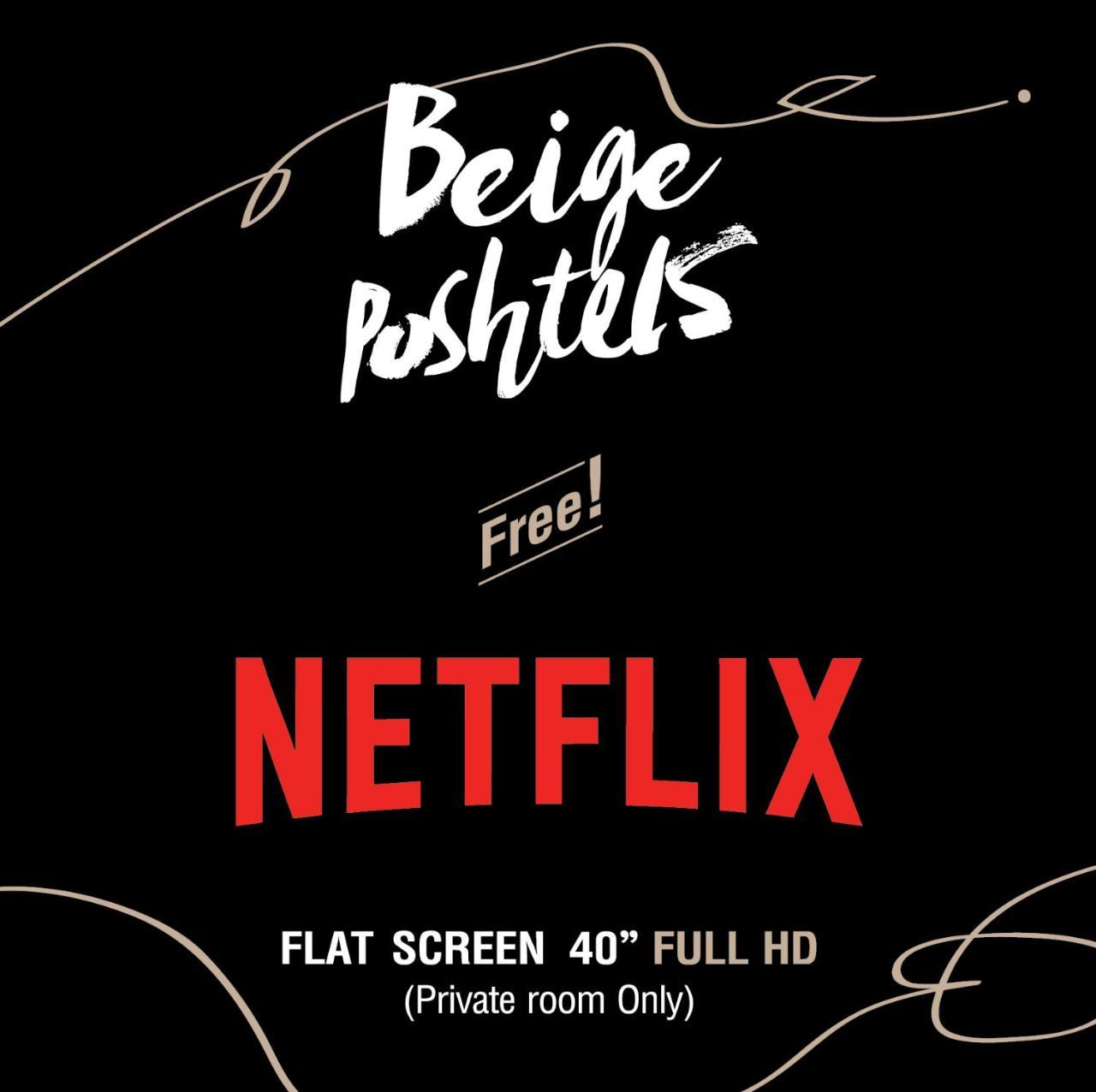 Asrama Beige Poshtels + Netflix *