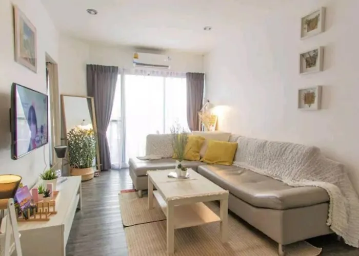 Cozy 1Br Walk To Bts And Airport Rail Link Close To Malls G7