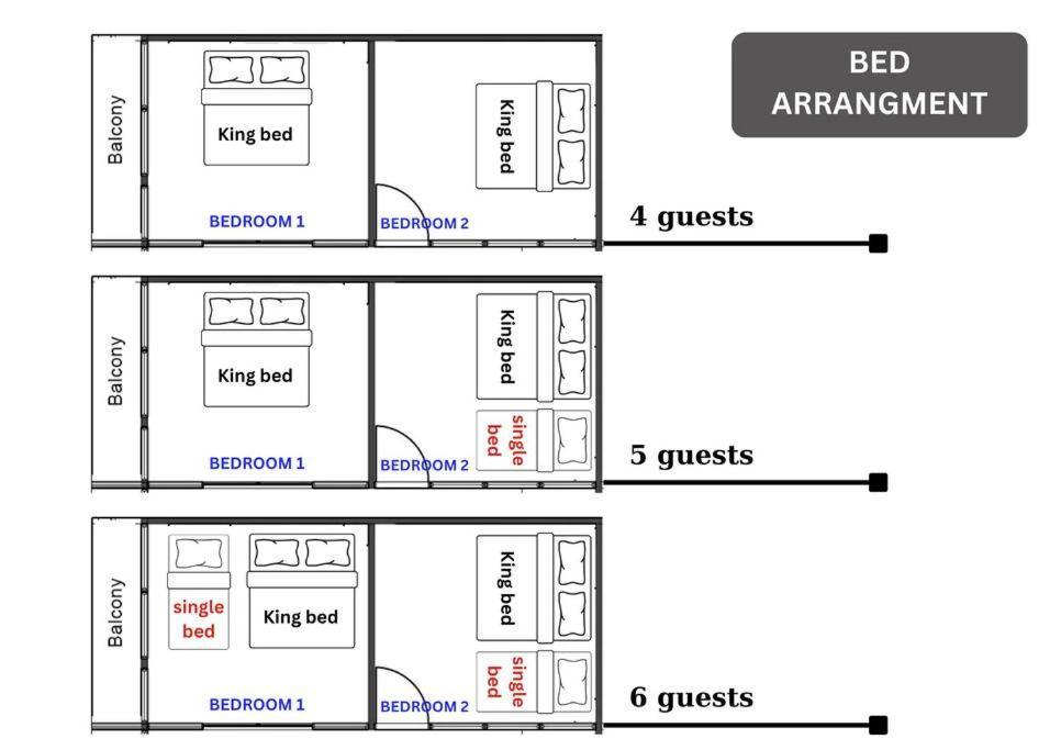 Fl4 Entire Apartment,2br,balcony,5min To Khaosan *