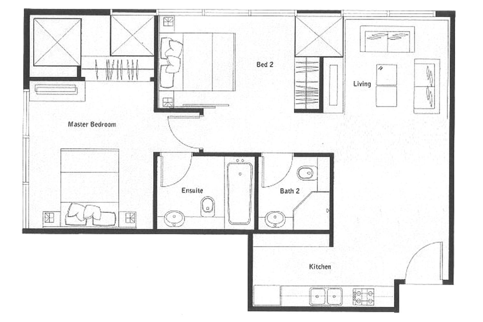 Apartemen Sky Bangkok
