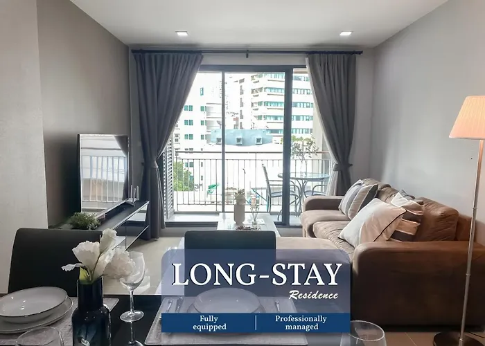 2Br Modern Comfort At Vibrant Asok Bts Station