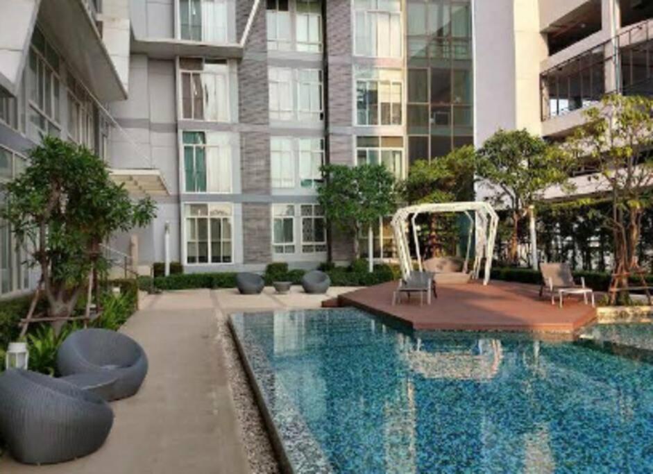 Apartment High-class 2bed Skyview Just 1-step From Bts Onnut *