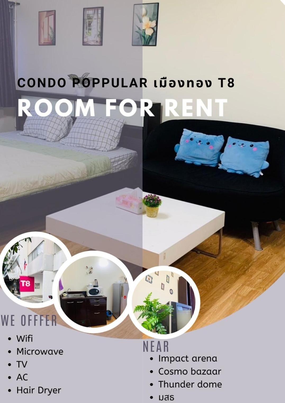 Apartment Poppular T8 Fl14 Bangkok