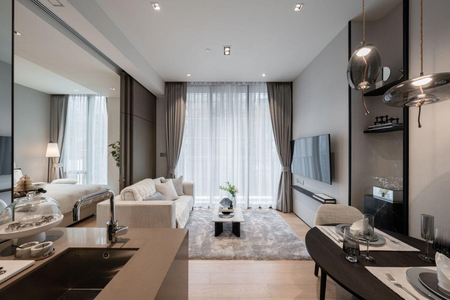 Ultra Luxury Large High Floor Nana Asok Bts Mrt Apartamento *