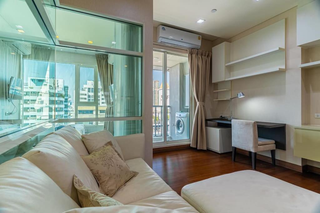 Thonglor Area 1 Bedroom Fastwifi Sauna Big Swimming Pool 38 *