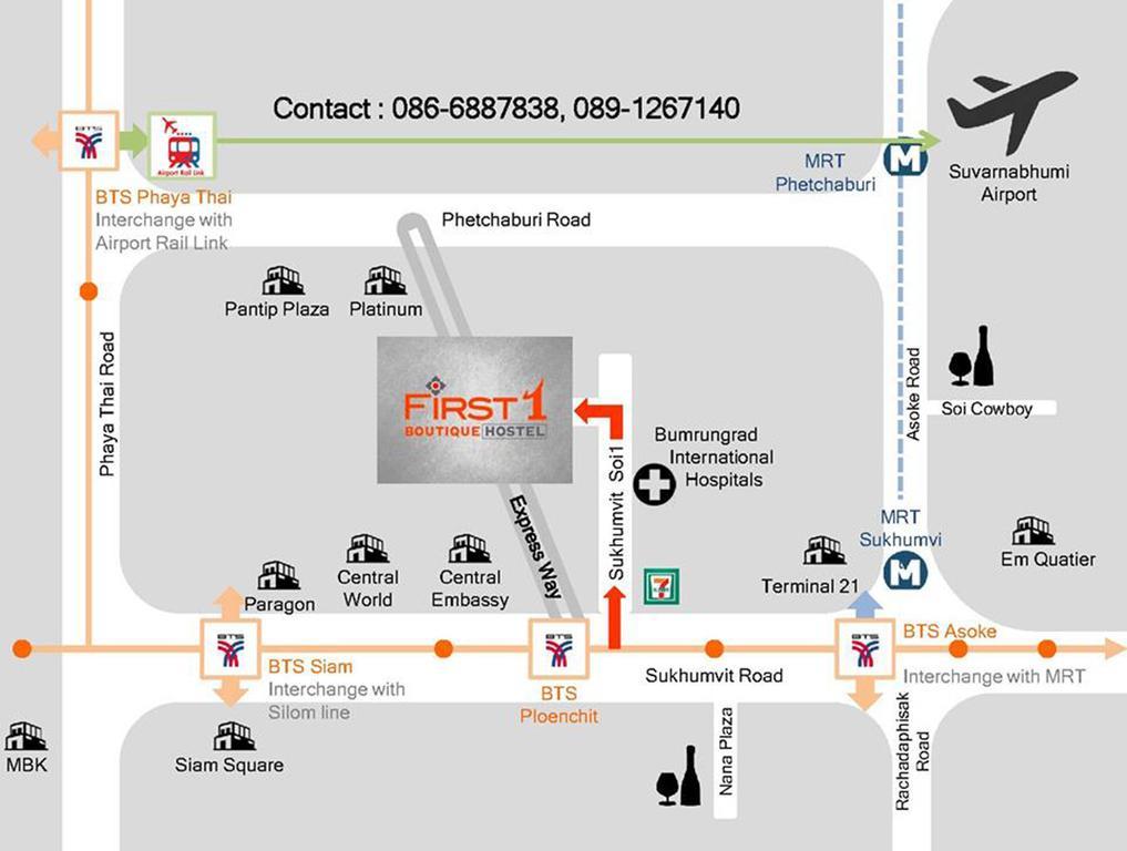 Hostel First 1 Boutique At Sukhumvit 1